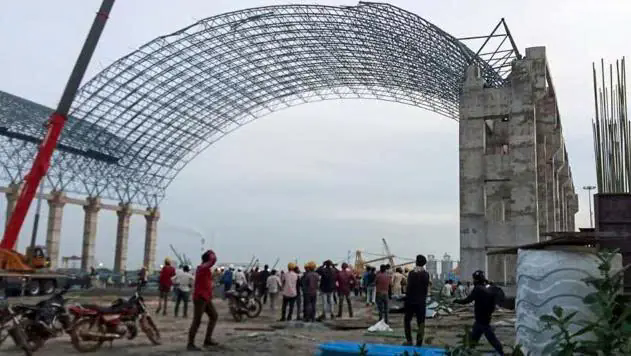 Sập gi&agrave;n gi&aacute;o tại Ấn Độ, 9 người thiệt mạng