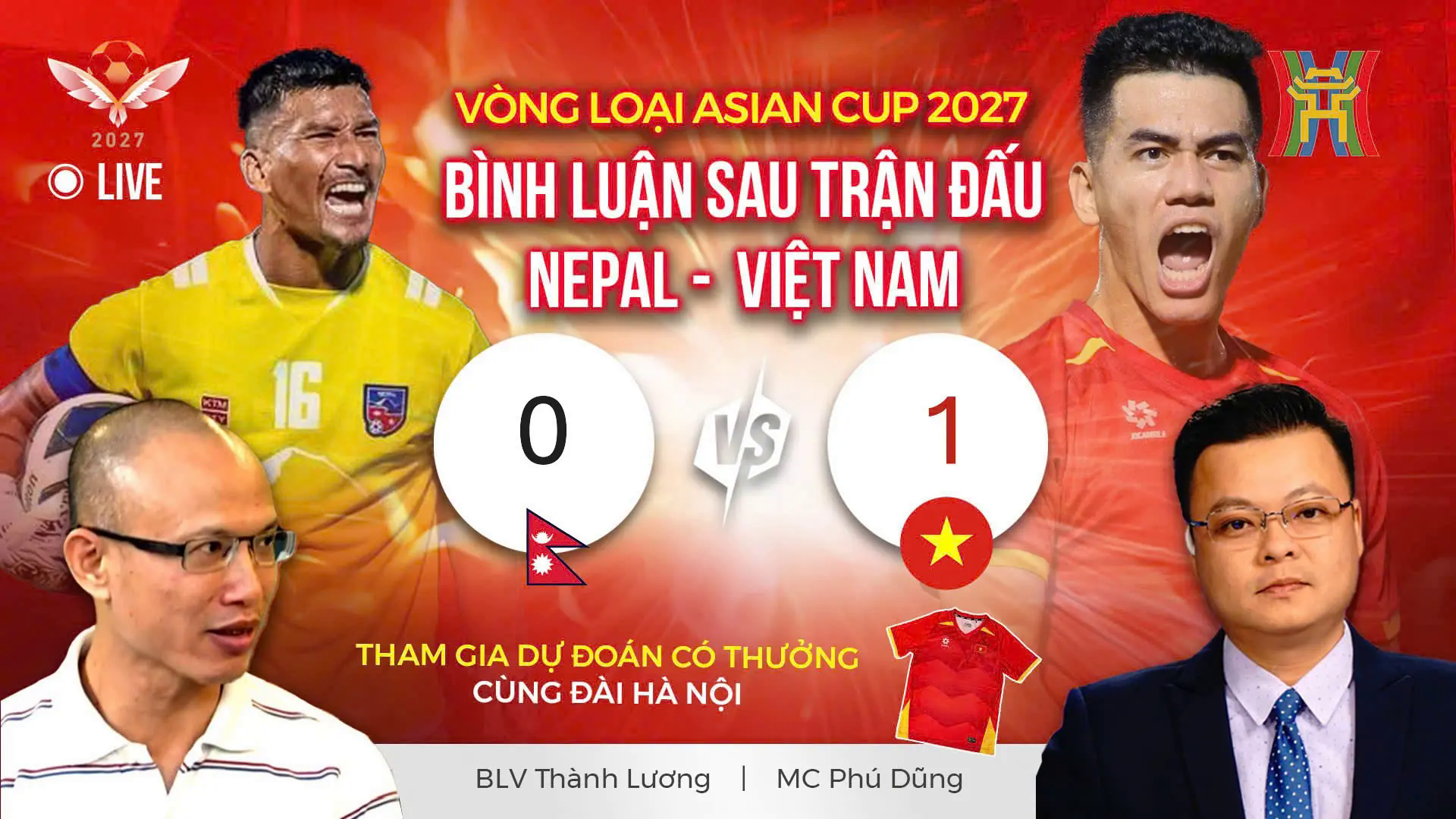 B&igrave;nh luận sau trận đấu Nepal - Việt Nam
