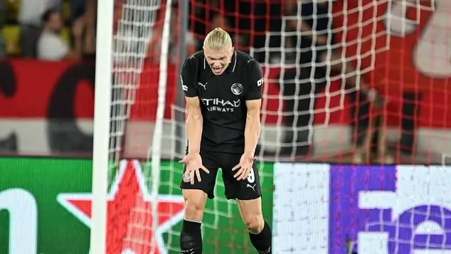 Erling Haaland giận dữ với kết quả ở Monaco