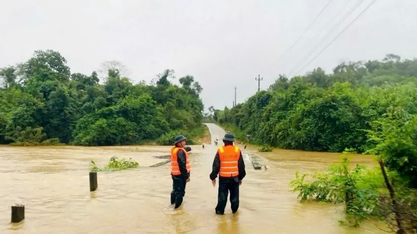 Kh&ocirc;ng kh&iacute; lạnh tăng cường, lũ tr&ecirc;n s&ocirc;ng Gianh đang l&ecirc;n
