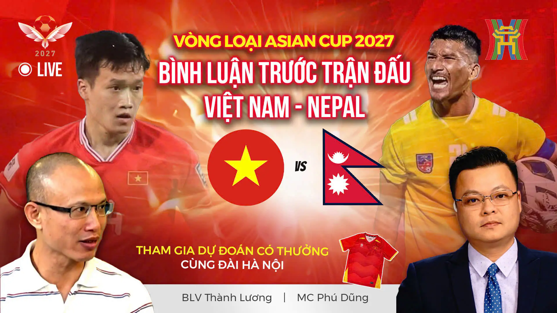 B&igrave;nh luận trước trận đấu Việt Nam - Nepal