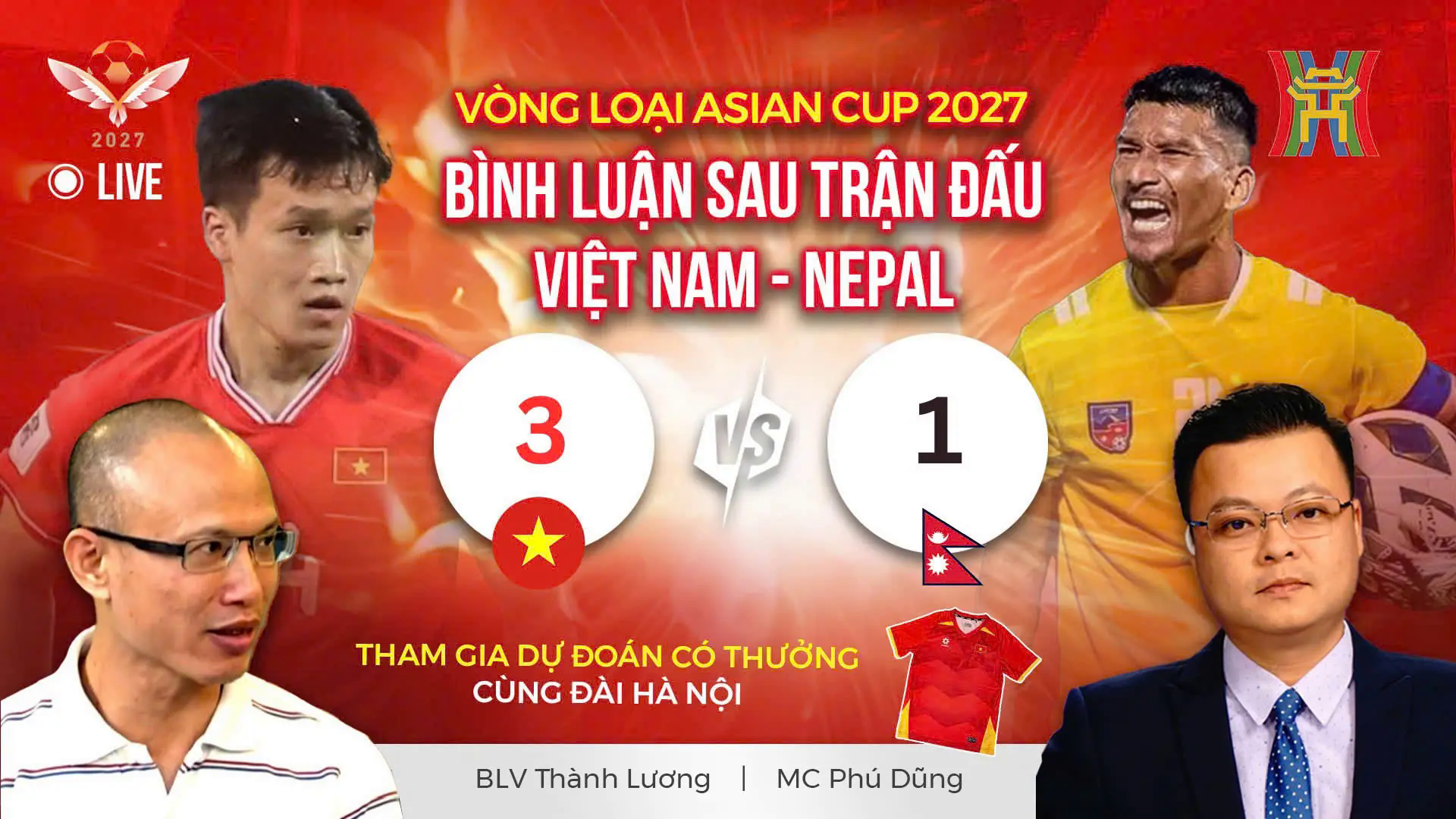 B&igrave;nh luận sau trận đấu Việt Nam - Nepal