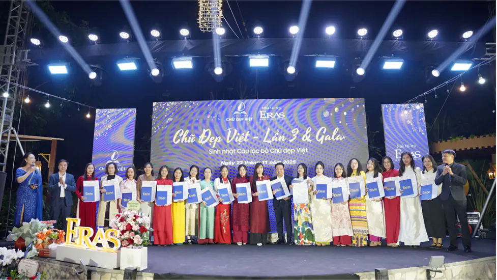 Eras ph&aacute;t động cuộc thi Chữ đẹp Việt lần 3