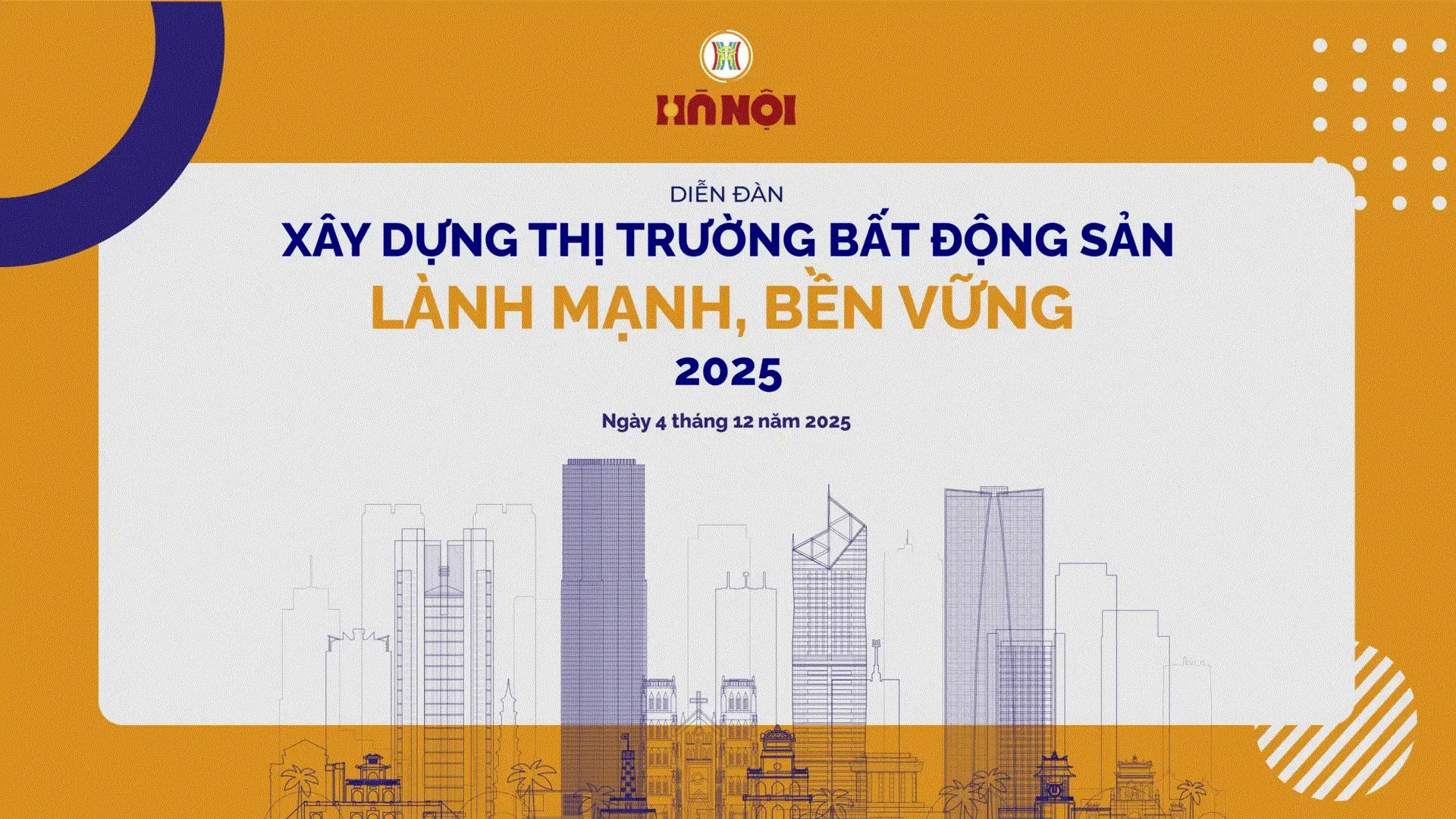 100 kh&aacute;ch mời dự Diễn đ&agrave;n thị trường bất động sản 2025