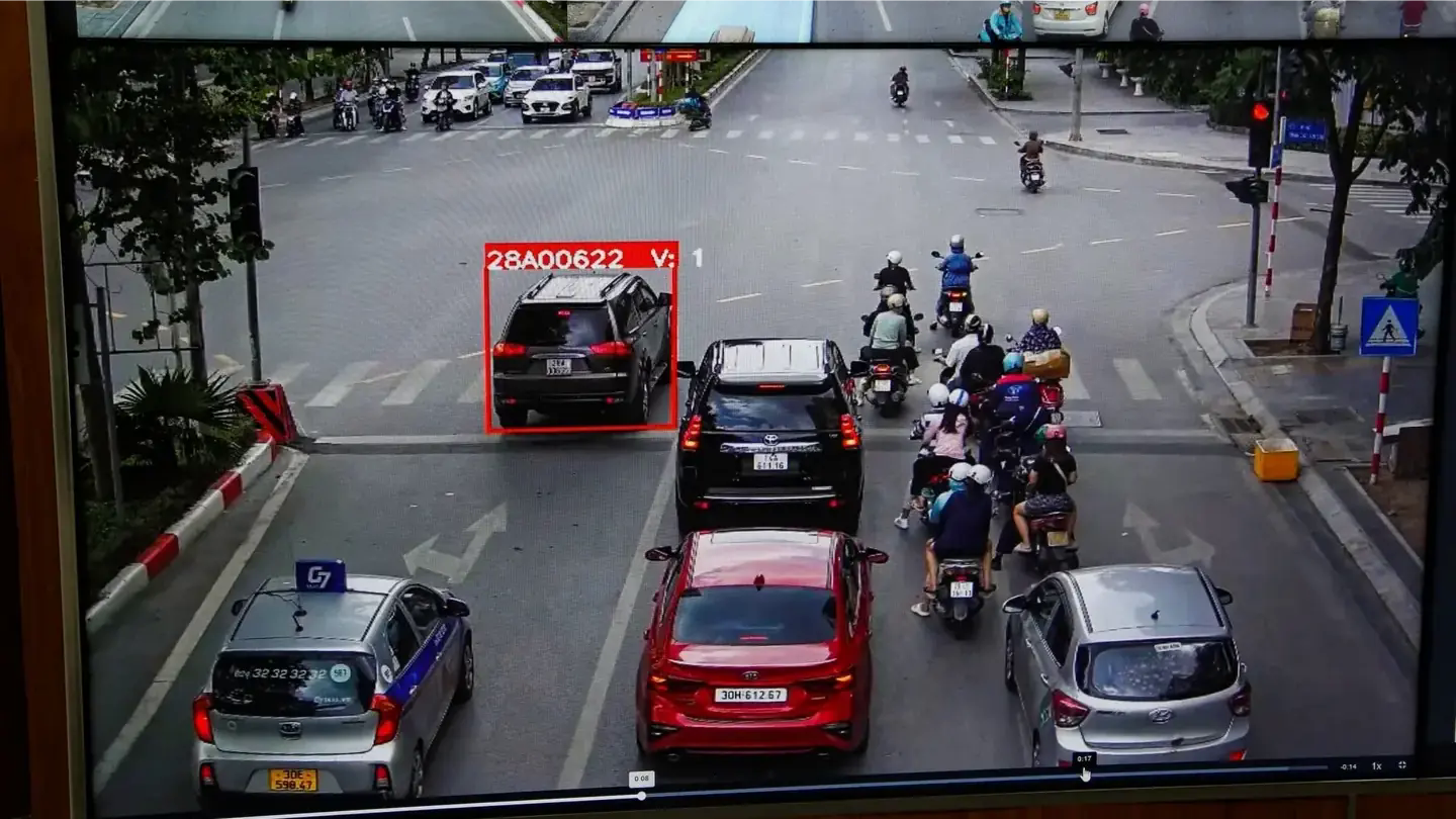 Danh s&aacute;ch 545 phương tiện bị phạt nguội do camera AI ph&aacute;t hiện ở H&agrave; Nội