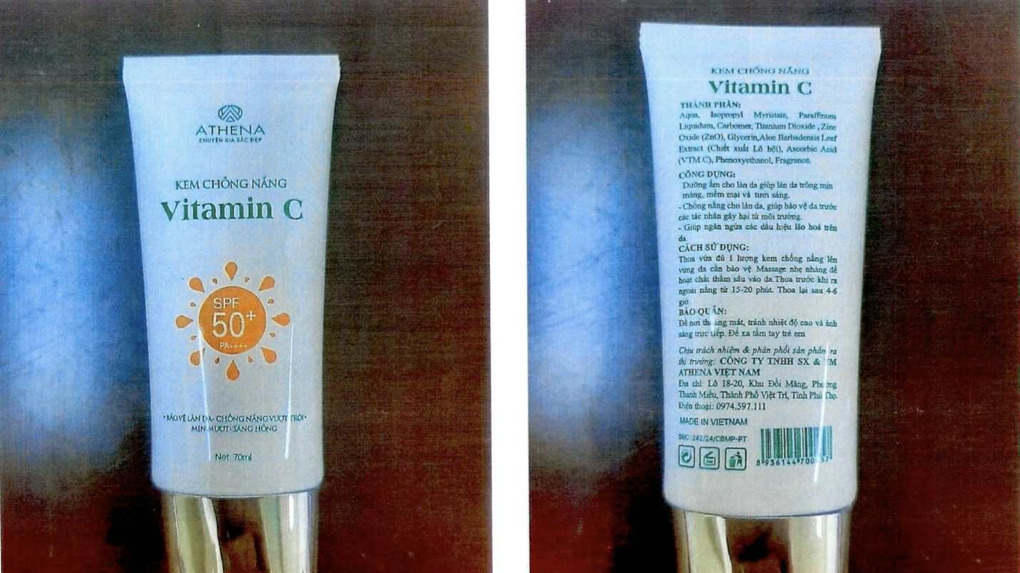 Thu hồi hai loại kem chống nắng l&agrave; h&agrave;ng giả