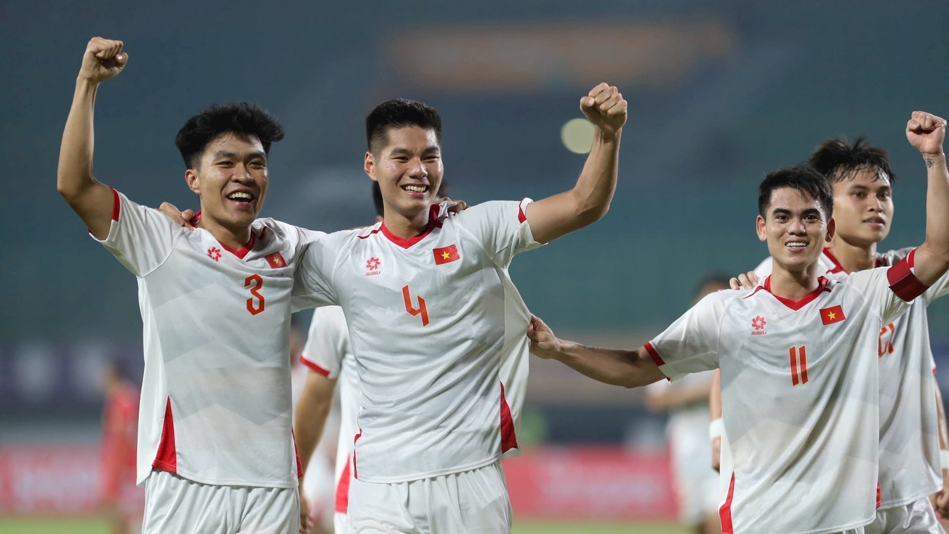 U23 Việt Nam gi&agrave;nh trọn ba điểm ng&agrave;y ra qu&acirc;n