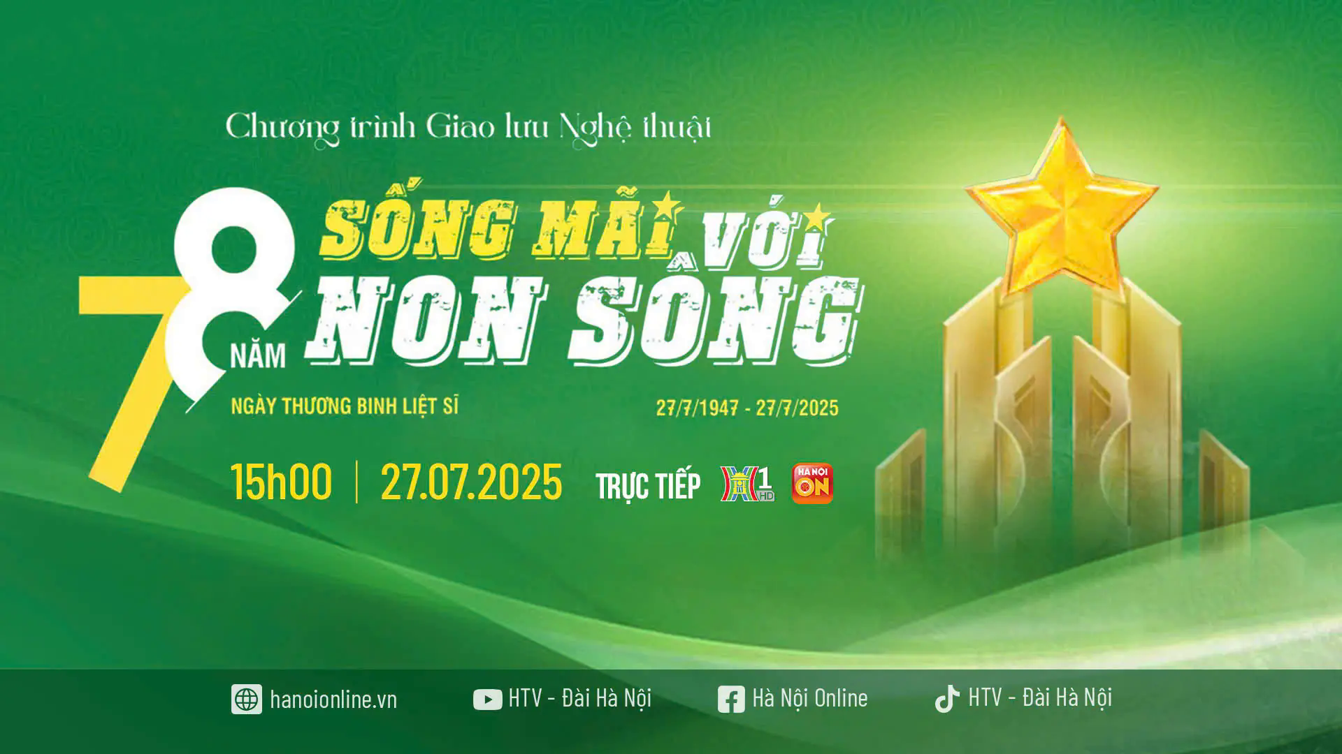 78 năm Ng&agrave;y Thương binh - Liệt sĩ: Giao lưu nghệ thuật 'Sống m&atilde;i với non s&ocirc;ng'