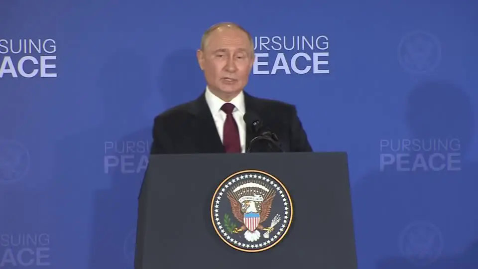 Ph&aacute;t biểu của Tổng thống Putin sau hội đ&agrave;m tại Alaska