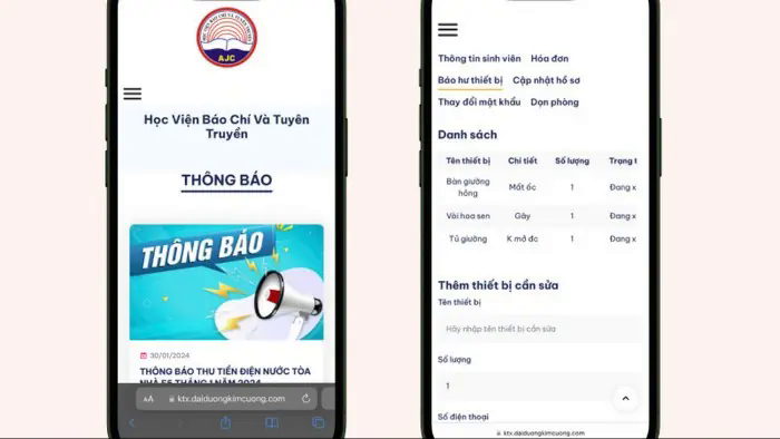 Ứng dụng số h&oacute;a quản l&yacute; k&yacute; t&uacute;c x&aacute;: Sinh vi&ecirc;n tiện lợi, ban quản l&yacute; tối ưu thời gian