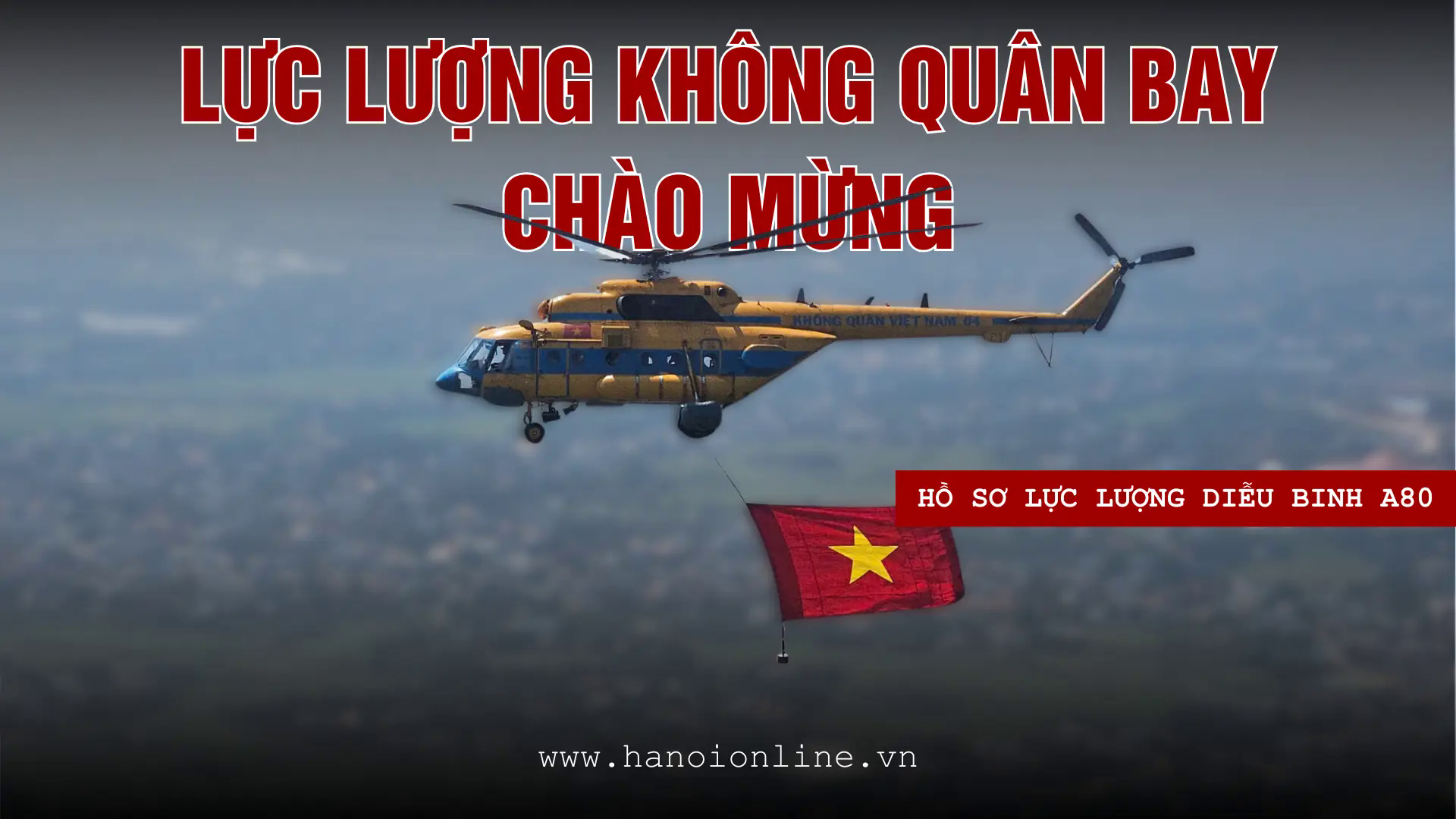 Lực lượng kh&ocirc;ng qu&acirc;n bay ch&agrave;o mừng Quốc kh&aacute;nh 2/9
