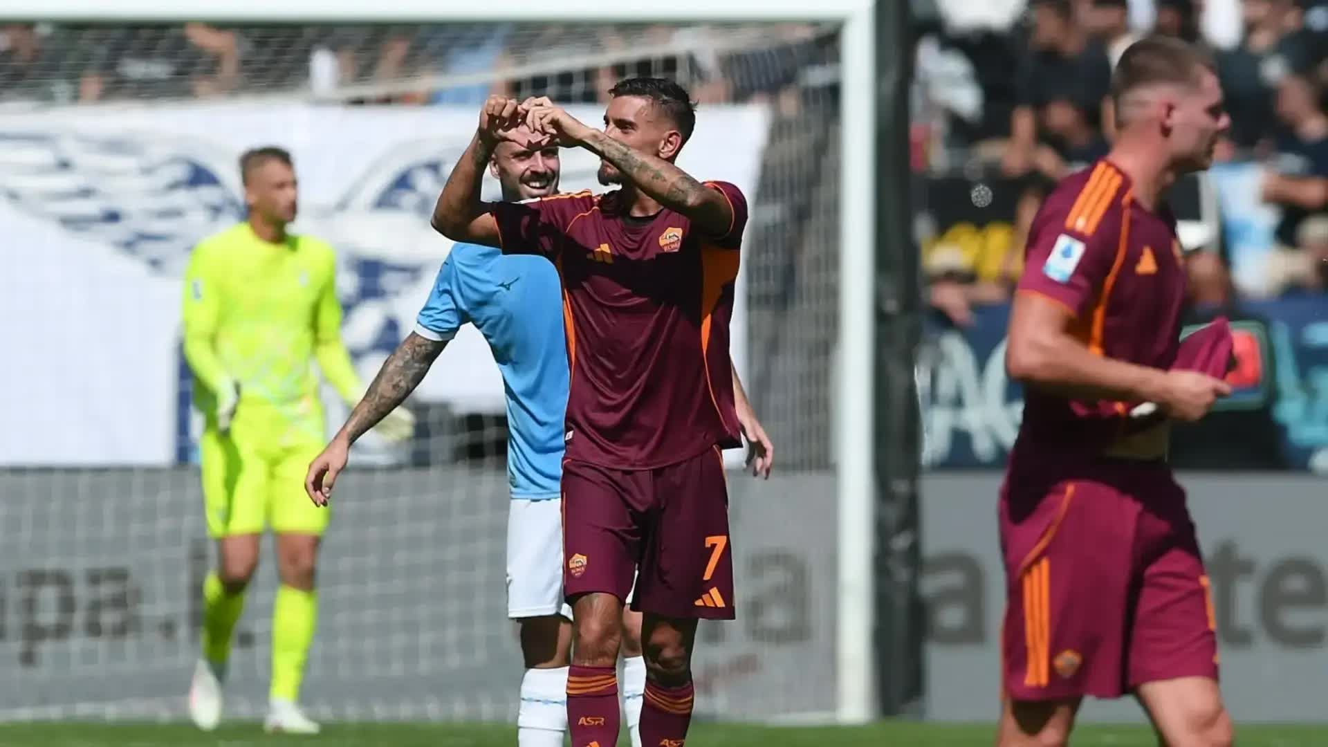 Thắng trận Derby, AS Roma bứt ph&aacute; v&agrave;o nh&oacute;m đầu Serie A