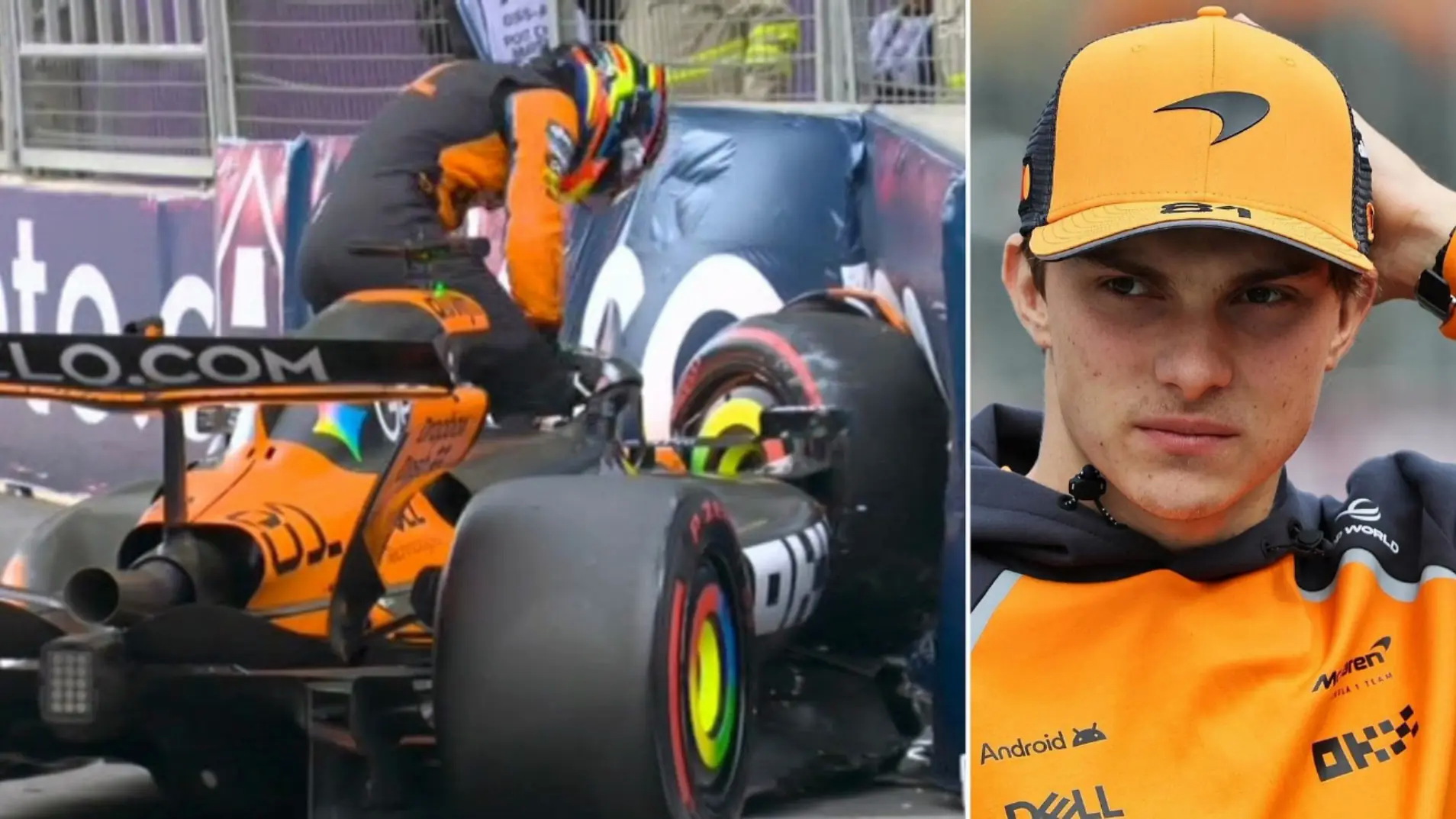 Oscar Piastri giận dữ với cơn &aacute;c mộng tại Azerbaijan Grand Prix