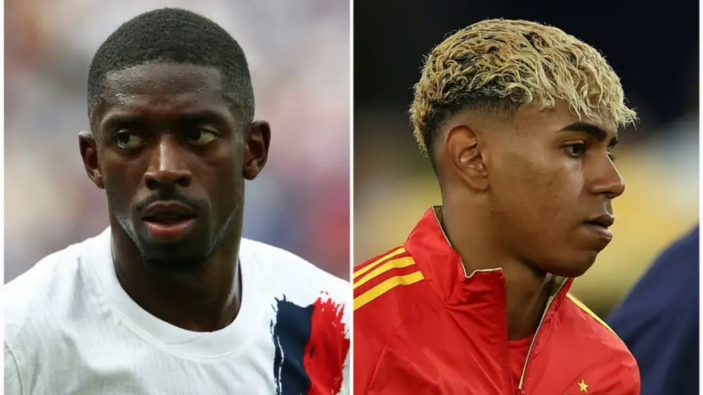 Ousmane Dembele v&agrave; Lamine Yamal cạnh tranh Quả B&oacute;ng V&agrave;ng 2025