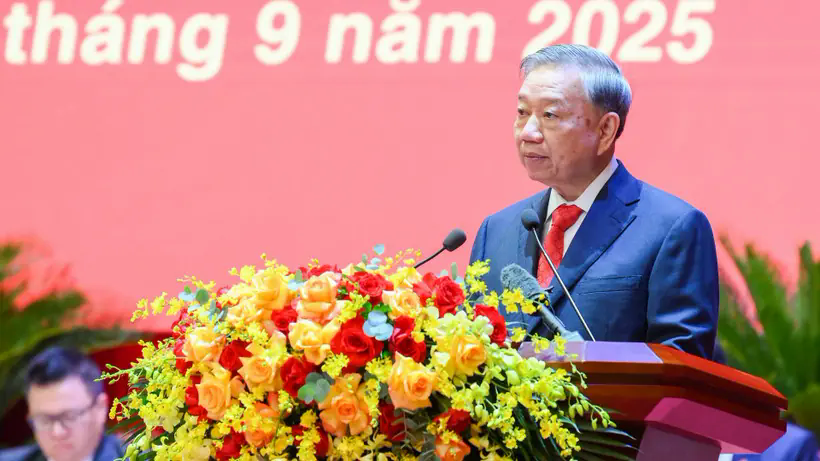 Ph&aacute;t biểu của Tổng B&iacute; thư T&ocirc; L&acirc;m tại Đại hội đại biểu Đảng bộ c&aacute;c cơ quan Đảng Trung ương lần thứ nhất