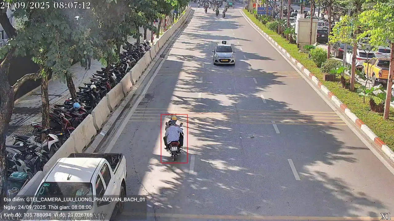 Camera gi&aacute;m s&aacute;t t&iacute;ch hợp AI được lắp đặt tại H&agrave; Nội