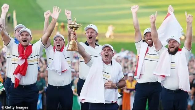 Đội ch&acirc;u &Acirc;u v&ocirc; địch Ryder Cup tr&ecirc;n đất Mỹ sau 13 năm