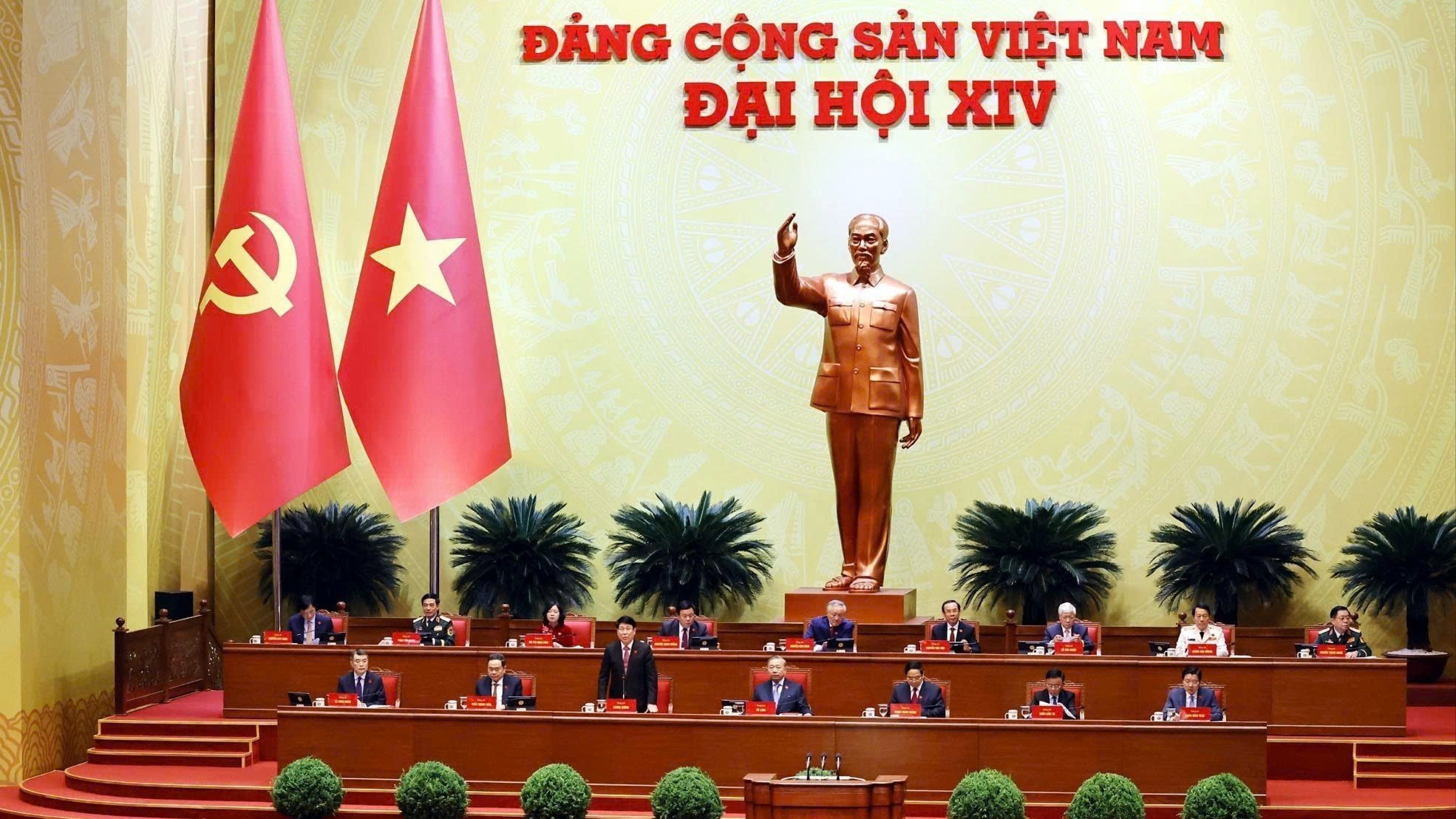 Đại hội Đảng XIV: Phi&ecirc;n thảo luận tại hội trường về c&aacute;c văn kiện đại hội