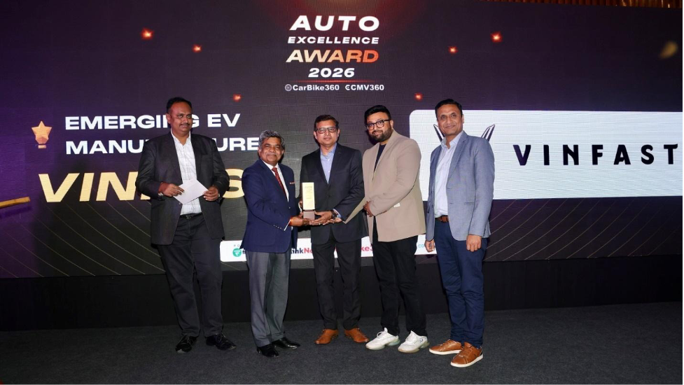 VinFast gi&agrave;nh c&uacute; đ&uacute;p giải thưởng tại Auto Excellence Awards 2026