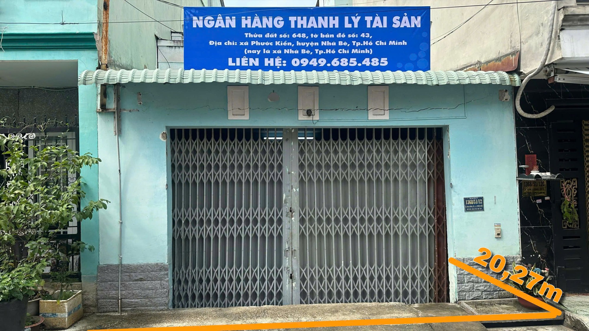Đấu gi&aacute; quyền sử dụng đất tại Nh&agrave; B&egrave;, gi&aacute; khởi điểm hơn 4,7 tỷ đồng