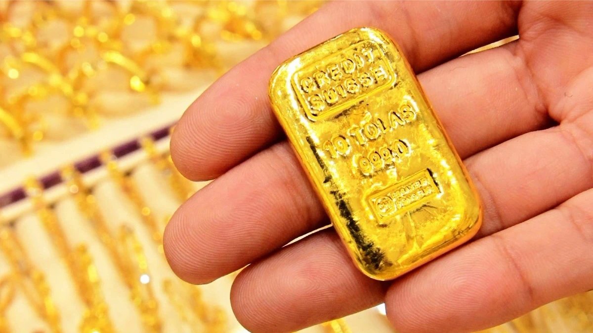 Gi&aacute; v&agrave;ng 13/4: V&agrave;ng miếng giảm 2,1 triệu đồng/lượng so với một tuần trước