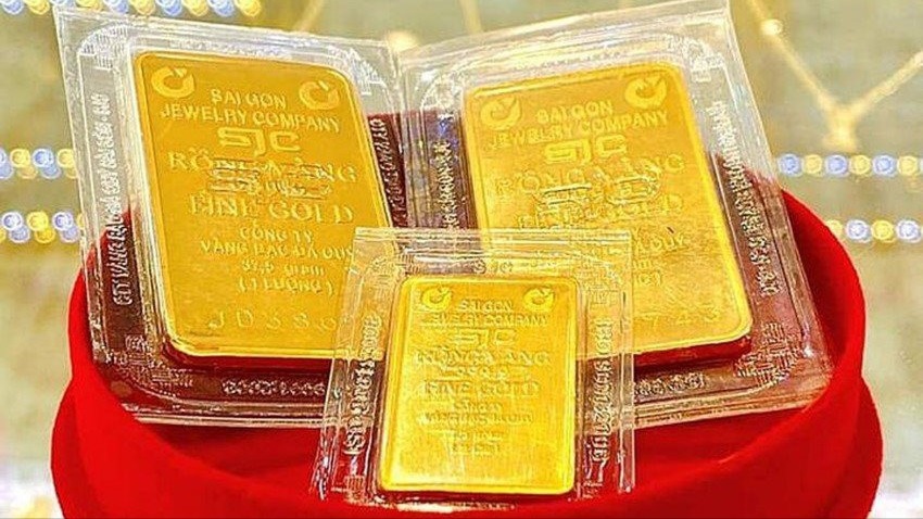 Gi&aacute; v&agrave;ng 14/4 đồng loạt giảm gần 1 triệu đồng/lượng
