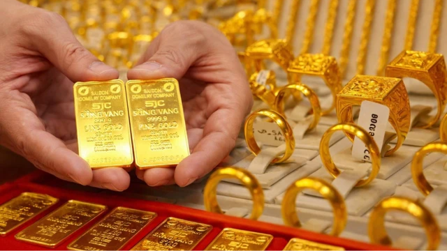 Gi&aacute; v&agrave;ng 19/4: Đảo chiều tăng mạnh