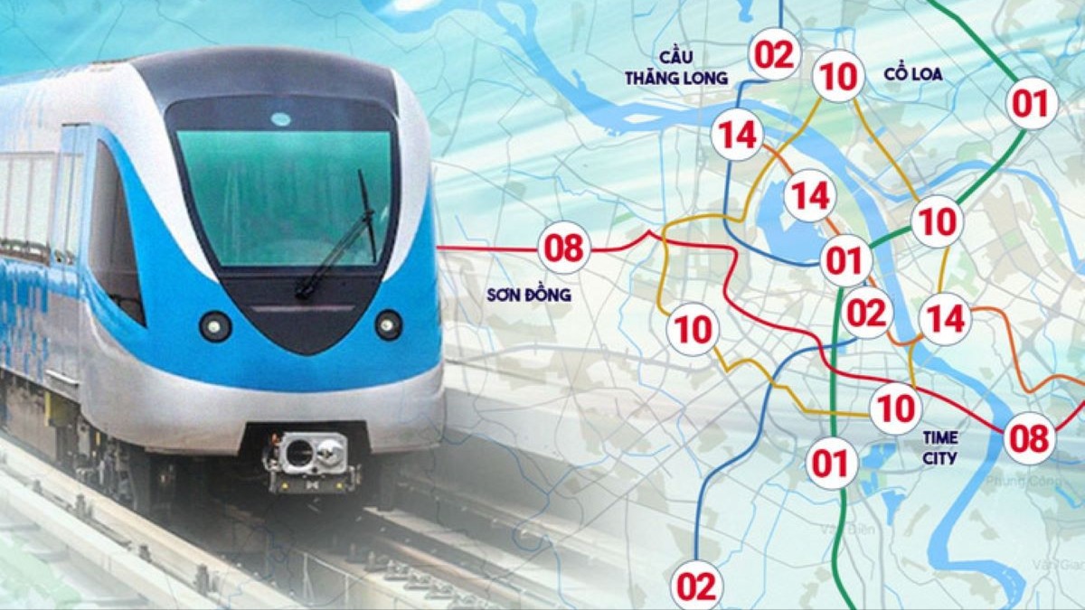 Định h&igrave;nh lại hạ tầng đường sắt đ&ocirc; thị H&agrave; Nội