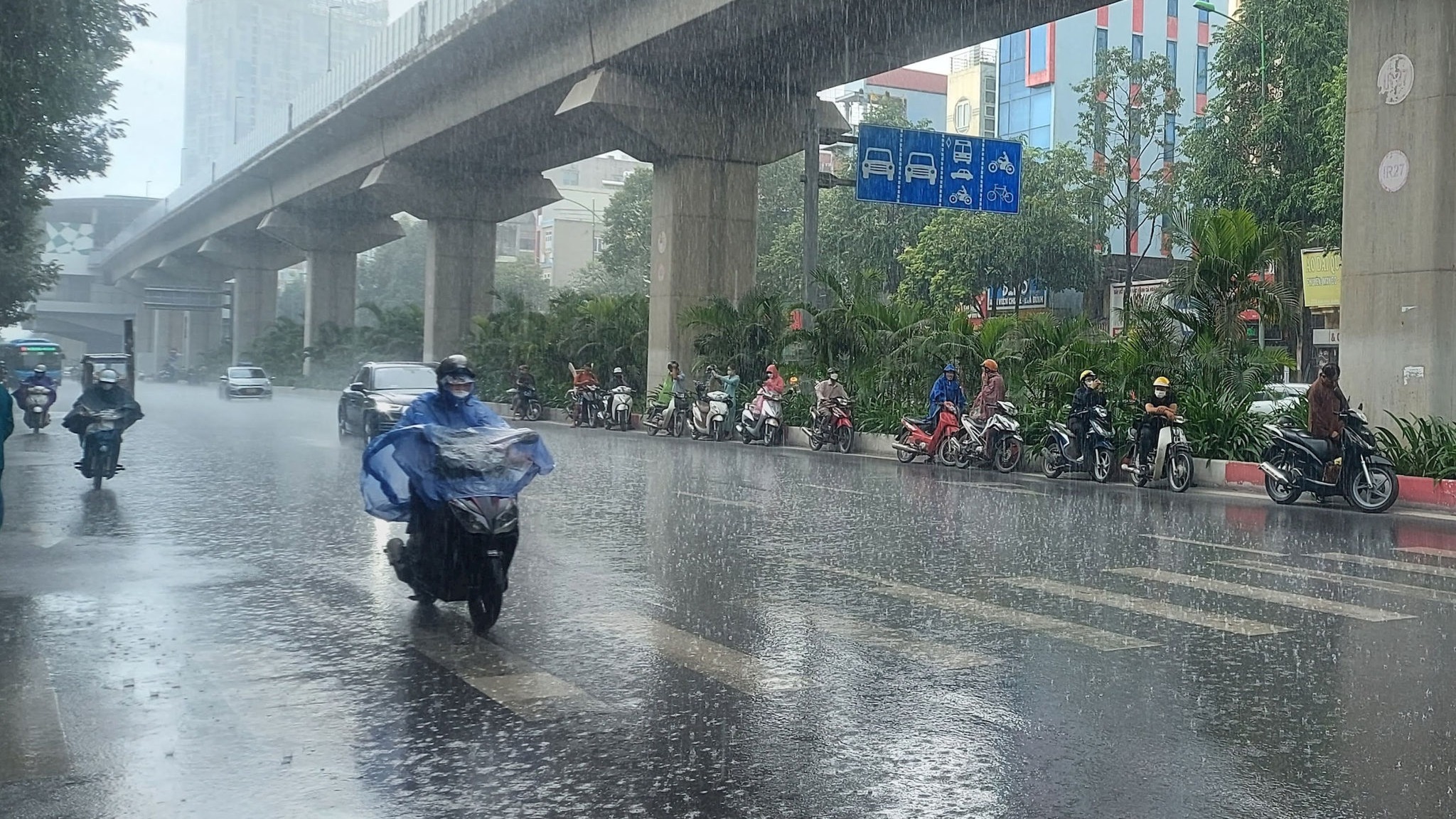 H&agrave; Nội ứng ph&oacute; hiệu quả với mưa lớn