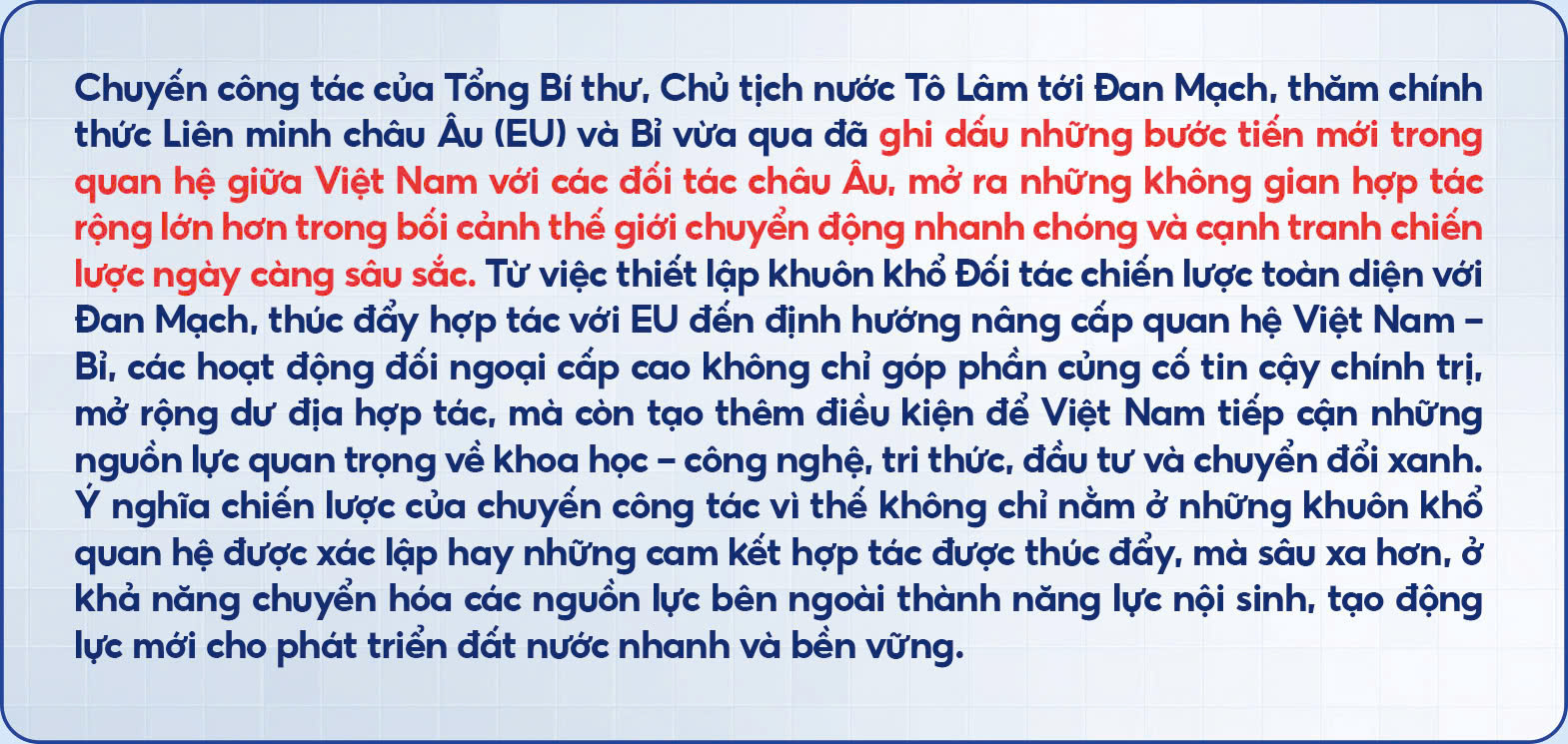 Nâng tầm đối tác, tăng cường nội lực quốc gia - Ảnh 2.