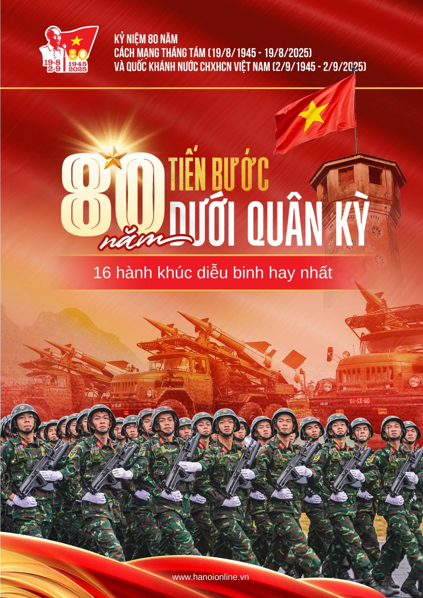 80 năm tiến bước dưới qu&acirc;n kỳ - Những bản nhạc diễu binh hay nhất - trang 1