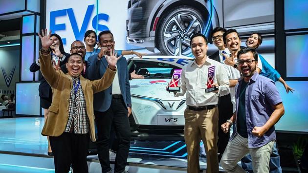 VinFast gi&agrave;nh hai giải thưởng tại triển l&atilde;m Indonesia