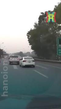 L&aacute;i xe g&acirc;y tai nạn rồi bỏ chạy tr&ecirc;n đại lộ Thăng Long