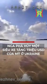 Nga ph&aacute; huỷ một si&ecirc;u xe tăng triệu USD của Mỹ ở UKraine