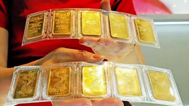 Gi&aacute; v&agrave;ng h&ocirc;m nay (26/4) đồng loạt tăng