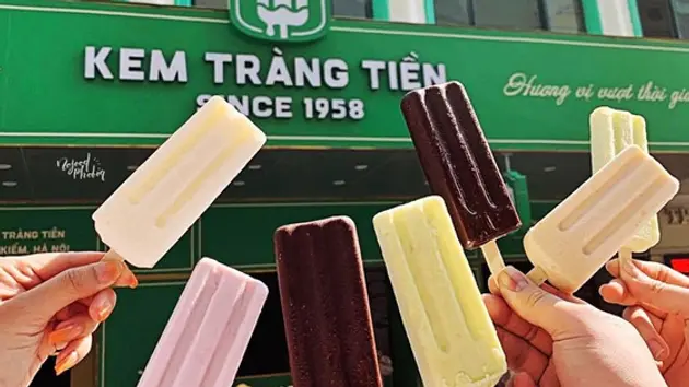 Kem Tr&agrave;ng Tiền - Hương vị đi c&ugrave;ng năm th&aacute;ng