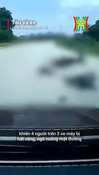 Ph&oacute;ng nhanh, đi ngược chiều, 3 xe m&aacute;y đ&acirc;m li&ecirc;n ho&agrave;n