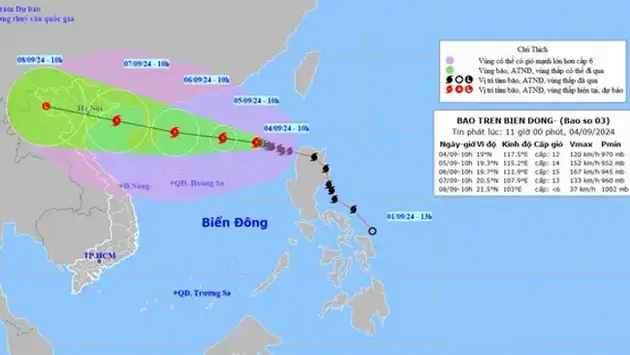 Qu&acirc;n đội huy động 45.000 chiến sĩ t&uacute;c trực trước b&atilde;o Yagi