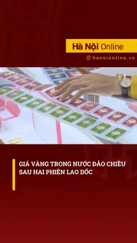 Gi&aacute; v&agrave;ng trong nước đảo chiều tăng sau hai phi&ecirc;n lao dốc