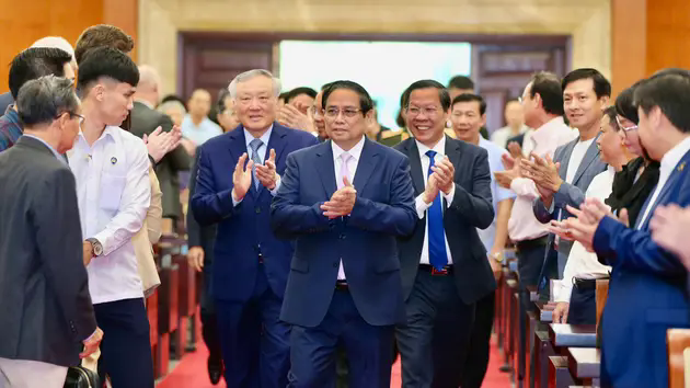 Thủ tướng dự lễ c&ocirc;ng bố x&acirc;y dựng Trung t&acirc;m t&agrave;i ch&iacute;nh