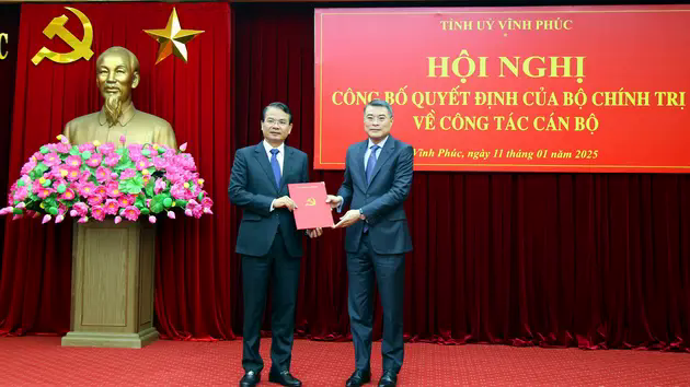 Đồng ch&iacute; Đặng Xu&acirc;n Phong giữ chức B&iacute; thư Tỉnh ủy Vĩnh Ph&uacute;c