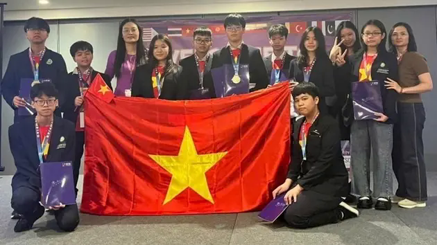 Việt Nam gi&agrave;nh 17 huy chương Olympic H&oacute;a học ch&acirc;u &Aacute; 2025