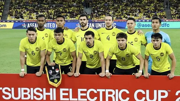 Malaysia c&oacute; thể d&ugrave;ng 16 cầu thủ nhập tịch đấu Việt Nam