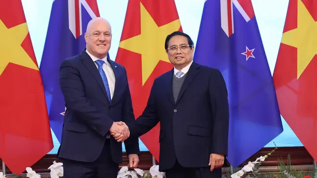 Việt Nam-New Zealand n&acirc;ng cấp l&ecirc;n đối t&aacute;c chiến lược to&agrave;n diện