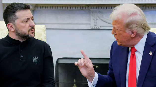 &Ocirc;ng Trump v&agrave; &ocirc;ng Zelensky khẩu chiến tại Ph&ograve;ng Bầu dục