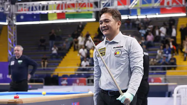 Cơ thủ Trần Thanh Lực lần đầu v&ocirc; địch Bogota World Cup