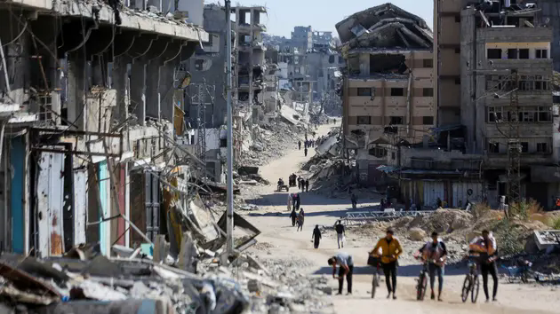 Ai Cập c&ocirc;ng bố kế hoạch 53 tỷ USD t&aacute;i thiết Gaza