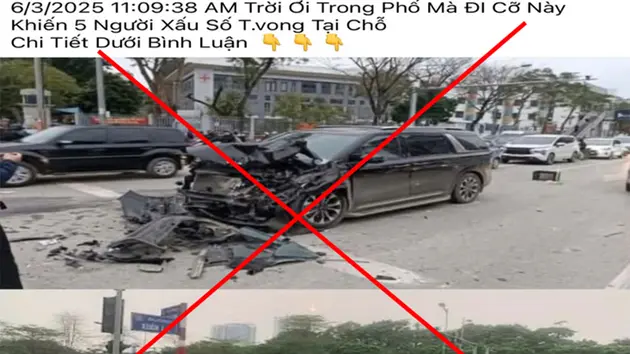 Th&ocirc;ng tin TNGT khiến 5 người tử vong l&agrave; sai sự thật