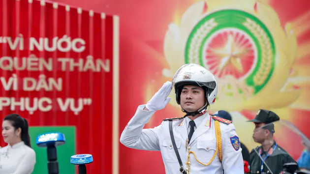 H&igrave;nh ảnh ấn tượng vinh danh C&ocirc;ng an nh&acirc;n d&acirc;n Việt Nam