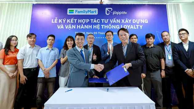 FamilyMart Việt Nam v&agrave; Popplife hợp t&aacute;c